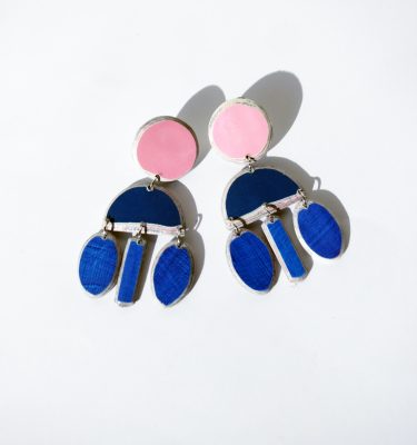 Nesta Earring Blue Pink