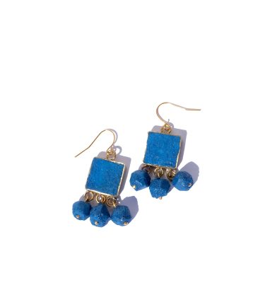 Square Nugget Earrings