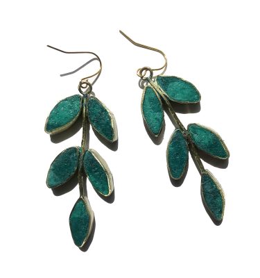 Posy Earrings Green