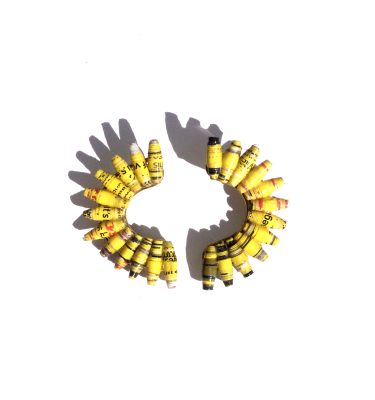 Fan Earring Yellow